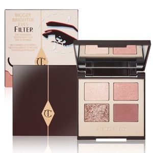 NIB Charlotte Tilbury EXAGGEREYES Bigger Brighter Eyes  Rose Gold Quad NEW BOX